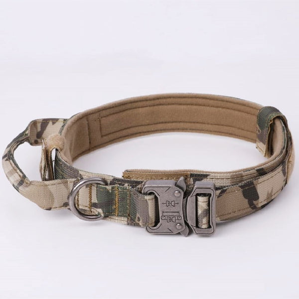 Durable Tactical Dog Collar Leash Set Military Pet Collars Heavy Duty For Medium Large Dogs German Shepherd Training Accessories